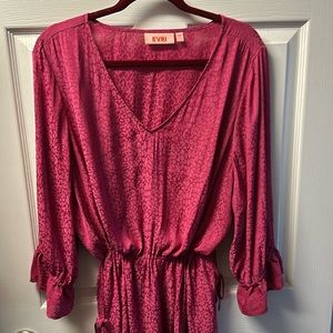 Evri peplum silky top, worn once!